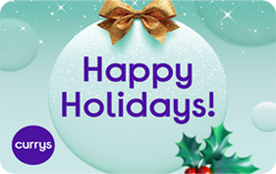 Happy Holidays Green Bow